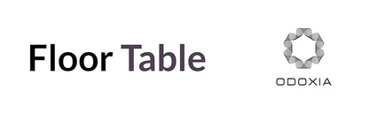 ODOXIA Floor Table for Tea Rituals | Altar Table for Meditation, Mindfulness & More | Low Japanese Floor Platform Chabudai Style | for Sitting On The Floor | Stable Wood Folding Design | Journaling