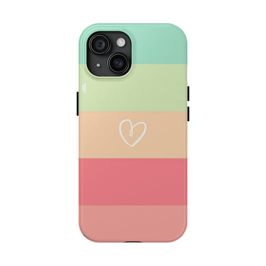 Lovloom Colorful Heart - Tough Phone Cases